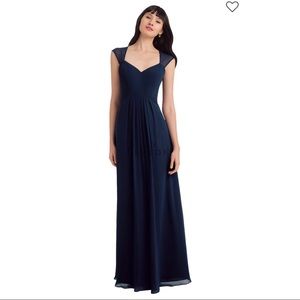 Bill Levkoff Navy Bridesmaid dress